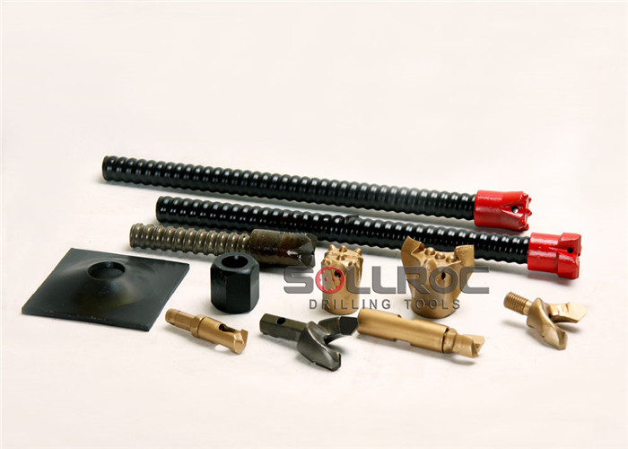 Self Drilling Anchor Bolt Top Hammer Drilling Tools Grouting Anchor