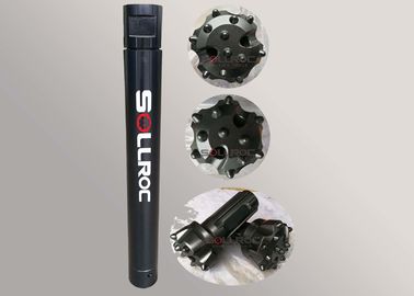 Black Color Down The Hole Hammer Drilling , Water Well Drilling Hammer Low Air Pressure