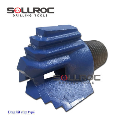 Soft Formation Soil Drilling Blue 305mm Diameter 3 Wings/Blades Drag Bit