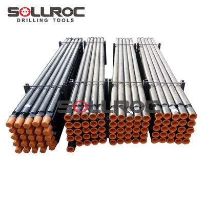 Male-Female API 2 3/8'' REG Thread Connection DTH Drill Pipe and 4.0mm Wall thickness