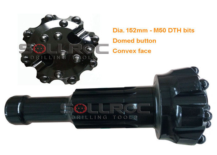 51/2" DTH Hammer Bits 140mm 152mm M50 Mission50 DTH Bit Rock Drill Bits