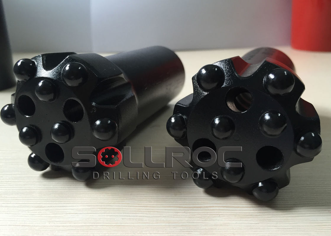 6 7 11 12 Degree Tapered Button Bits For Drifting Drilling Short Or Long Skirt