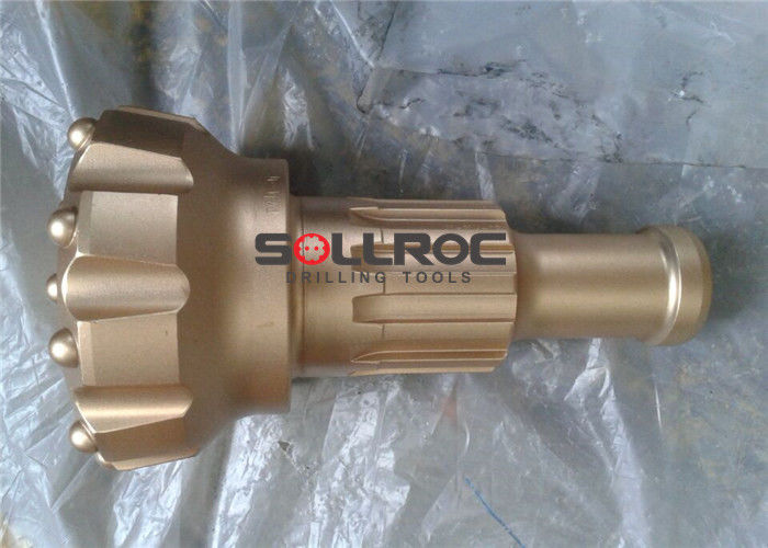 Carburized 5'' - 156mm M50 DTH Bit Black For Well Drillling , High Air Pressure