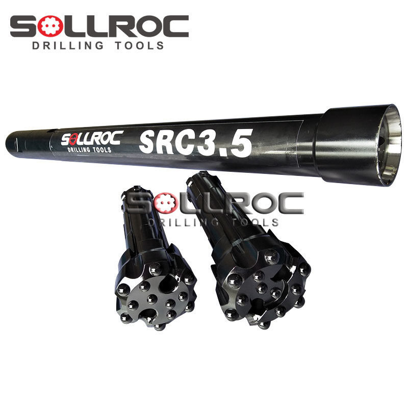 SRC3.5 Black Color Special Steel Reverse Circulation Hammer For Grade Control