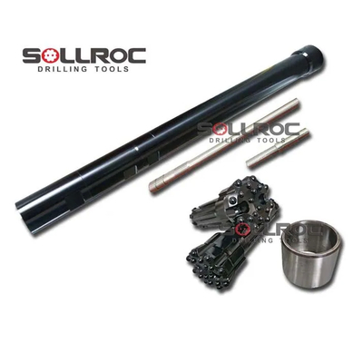 RC / Reverse Circulation Drill Hammer With Black Color For Complicated Gravel Formation