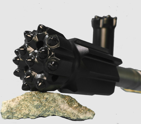 Thread T45 Retrac Button Drill Bit With Size 3'' - 4'' And Black Color For Quarry Use