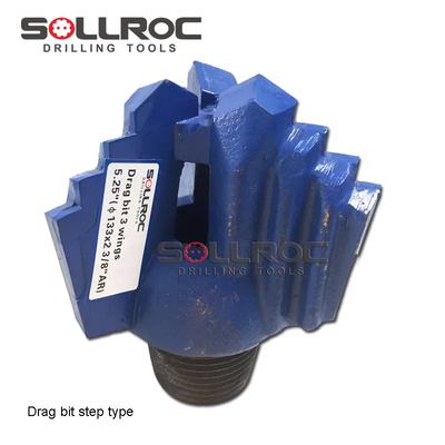 Alloy Steel Material Science Drag Drill Bit for Soft Rock Formation Drilling Use