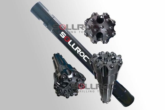 PR40 Reverse Circulation Hammer with 124-142mm Hole Range 1.5-3.5Mpa Working Pressure and Hardened Metals Construction