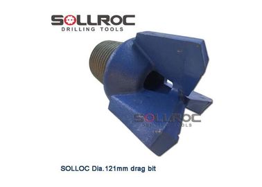 Threaded Connection Chevron Drag Drill Bit Forging Processing API 3 1/2'' REG Customized