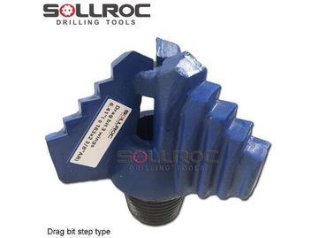 SGS API REG Thread Tungsten Carbide Step Drag Bits With 3 4 Wings