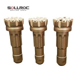 High Performance Alloy Steel DTH Hammer Bits Durable For Drilling