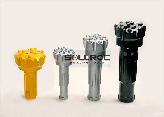 Button Bits DTH Drilling Tools , Carbon Steel And Alloy Steel Water Well Drilling Tools