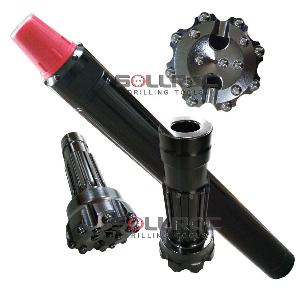 High Air Presssure Shank M50 Down The Hole Hammer Drilling Color Black For Mining